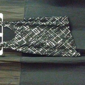 Black Sequins Tunic Top,Size XL, New